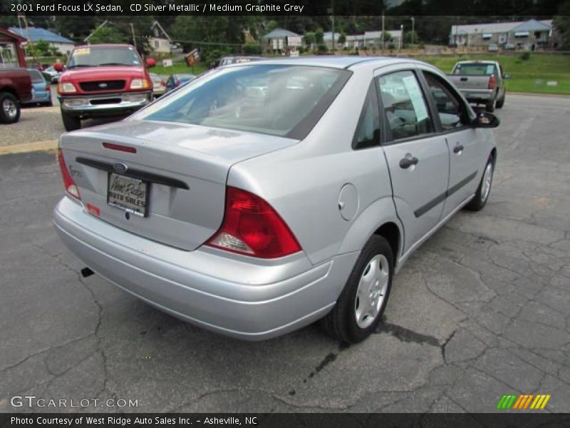 CD Silver Metallic / Medium Graphite Grey 2001 Ford Focus LX Sedan