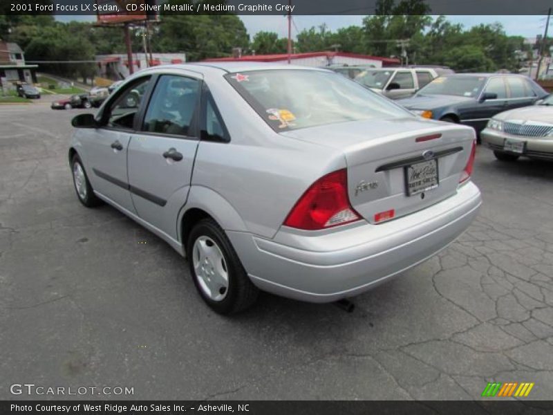 CD Silver Metallic / Medium Graphite Grey 2001 Ford Focus LX Sedan