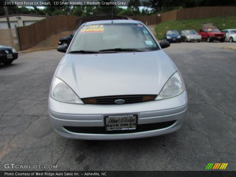 CD Silver Metallic / Medium Graphite Grey 2001 Ford Focus LX Sedan