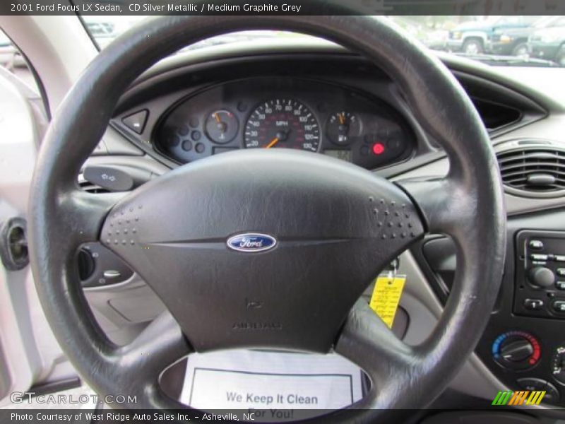 CD Silver Metallic / Medium Graphite Grey 2001 Ford Focus LX Sedan