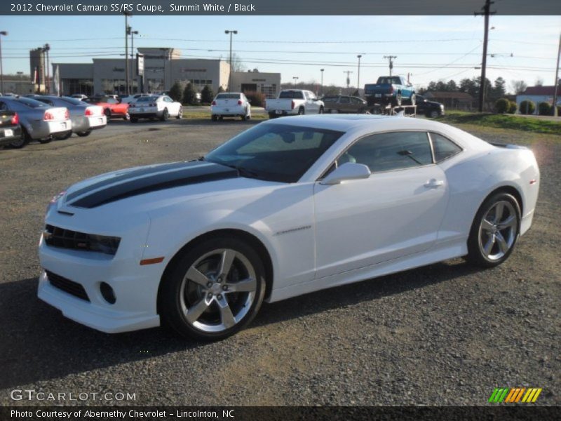 Summit White / Black 2012 Chevrolet Camaro SS/RS Coupe