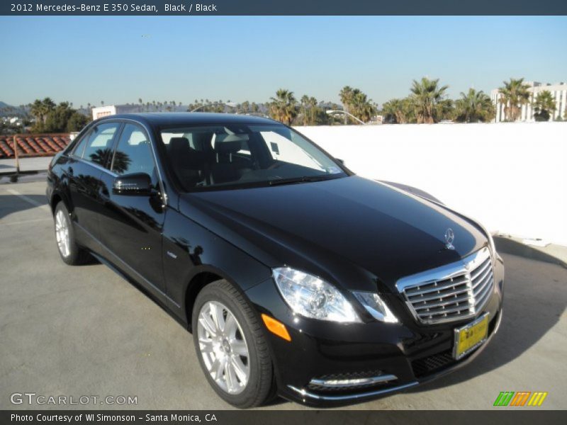 Black / Black 2012 Mercedes-Benz E 350 Sedan