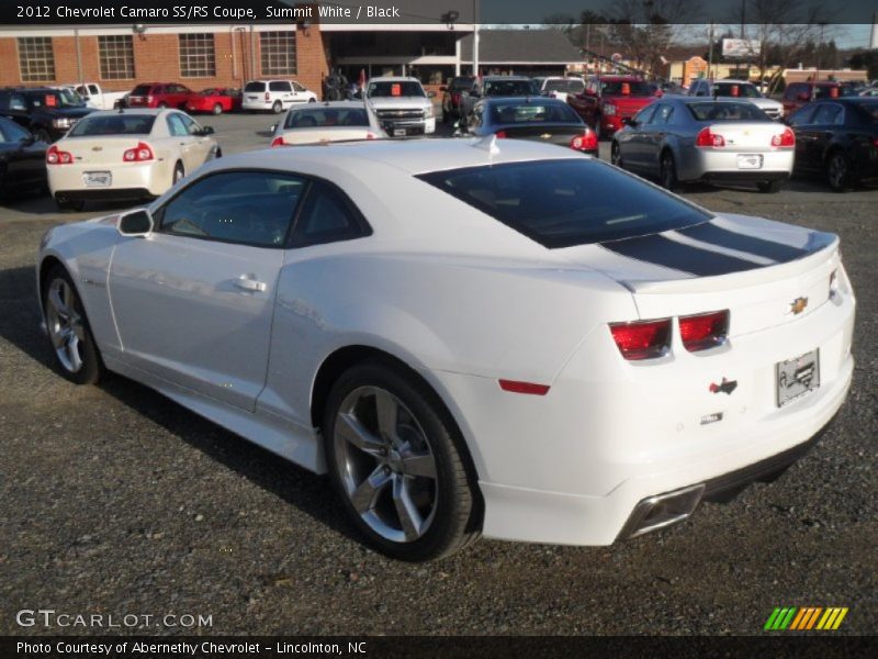 Summit White / Black 2012 Chevrolet Camaro SS/RS Coupe