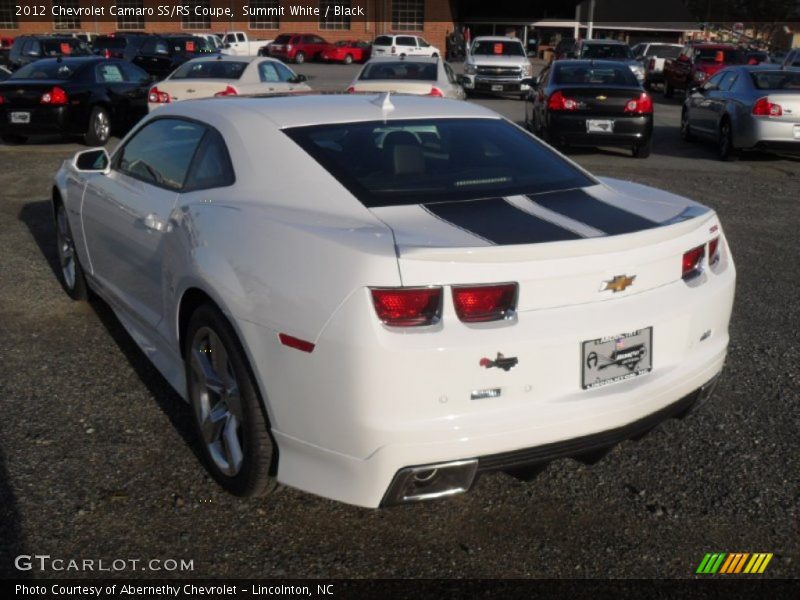 Summit White / Black 2012 Chevrolet Camaro SS/RS Coupe