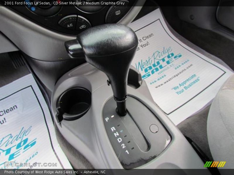 CD Silver Metallic / Medium Graphite Grey 2001 Ford Focus LX Sedan