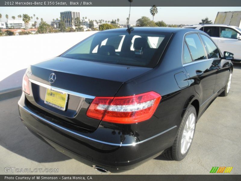 Black / Black 2012 Mercedes-Benz E 350 Sedan