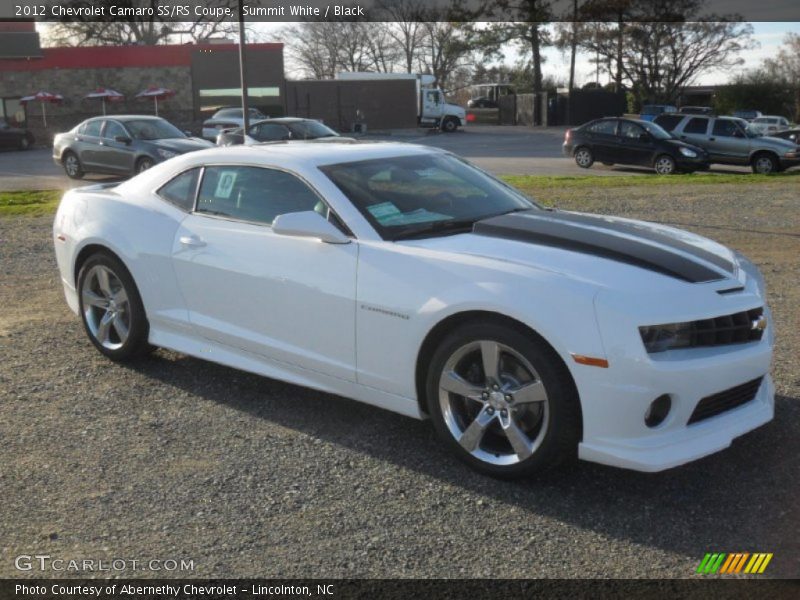Summit White / Black 2012 Chevrolet Camaro SS/RS Coupe