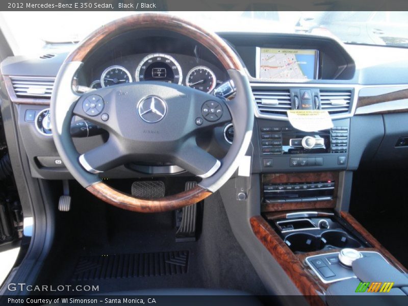 Black / Black 2012 Mercedes-Benz E 350 Sedan