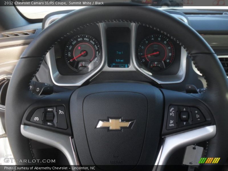 Summit White / Black 2012 Chevrolet Camaro SS/RS Coupe