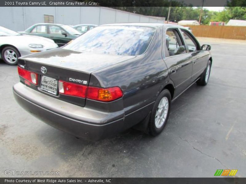 Graphite Gray Pearl / Gray 2001 Toyota Camry LE