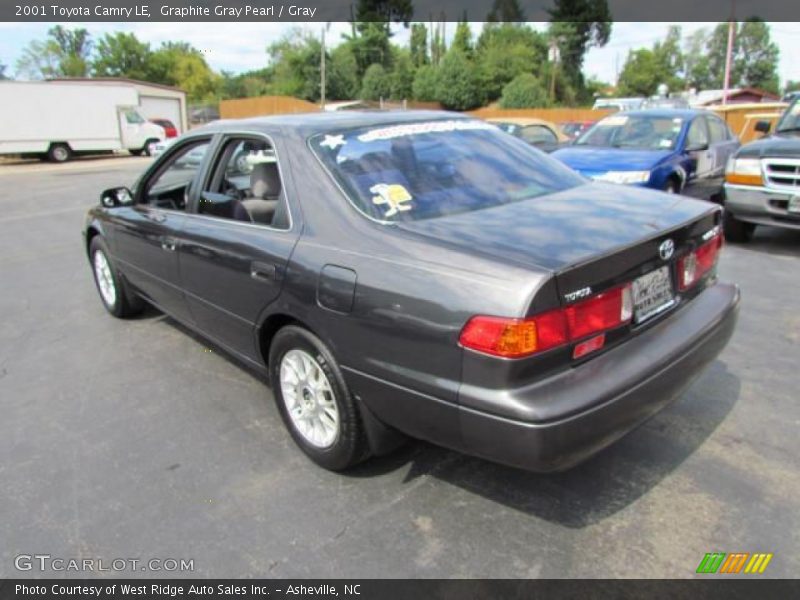 Graphite Gray Pearl / Gray 2001 Toyota Camry LE