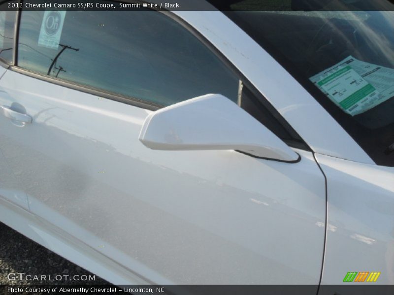 Summit White / Black 2012 Chevrolet Camaro SS/RS Coupe