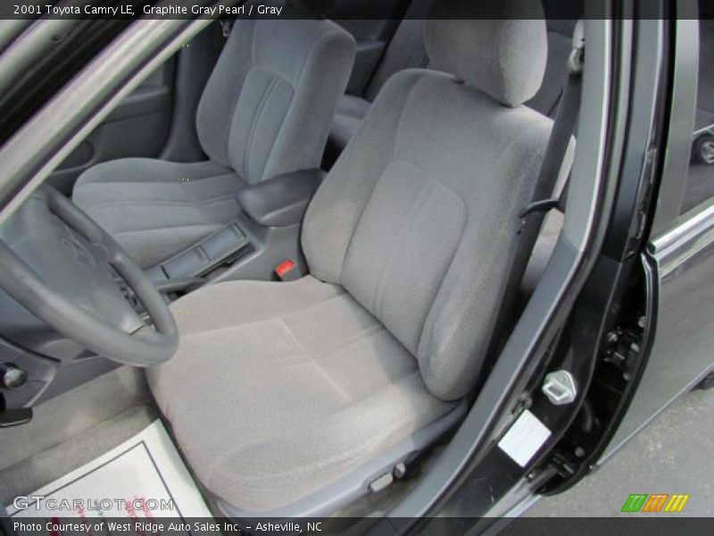Graphite Gray Pearl / Gray 2001 Toyota Camry LE