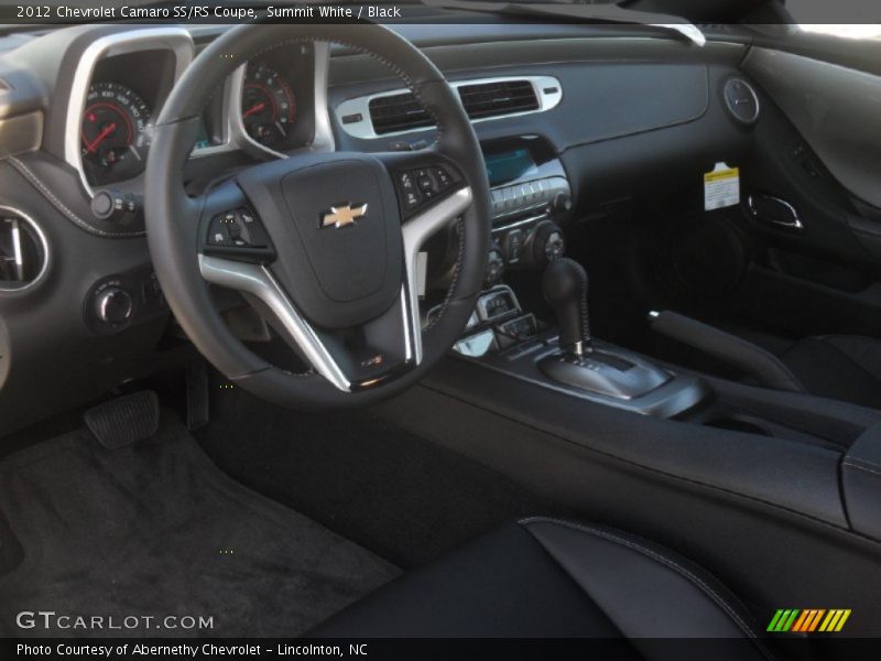 Black Interior - 2012 Camaro SS/RS Coupe 