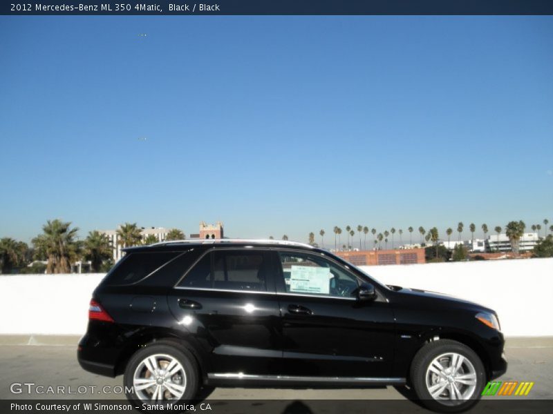 Black / Black 2012 Mercedes-Benz ML 350 4Matic