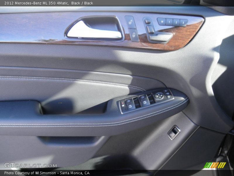 Black / Black 2012 Mercedes-Benz ML 350 4Matic