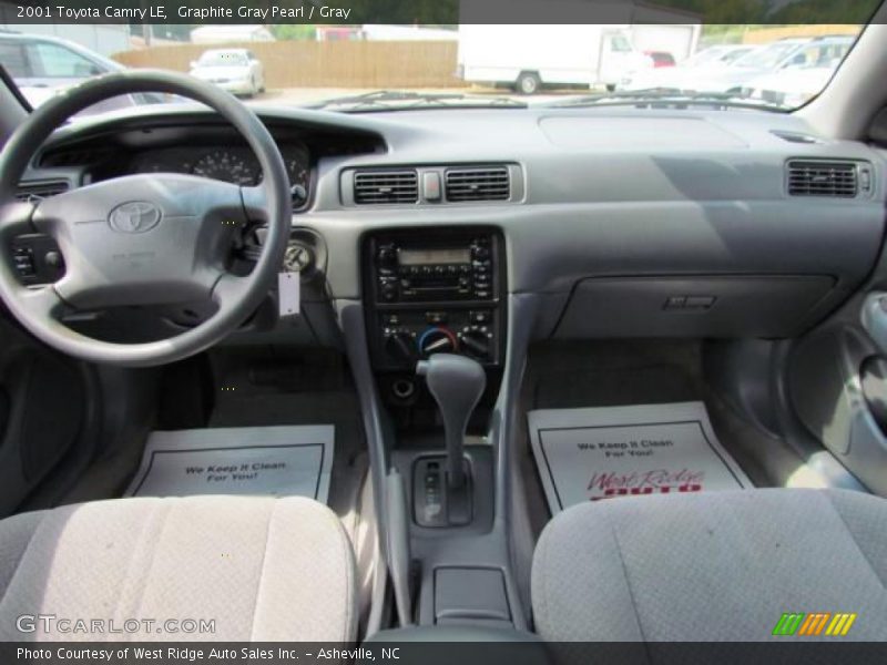 Graphite Gray Pearl / Gray 2001 Toyota Camry LE