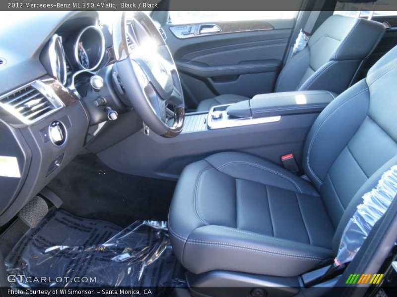 Black / Black 2012 Mercedes-Benz ML 350 4Matic