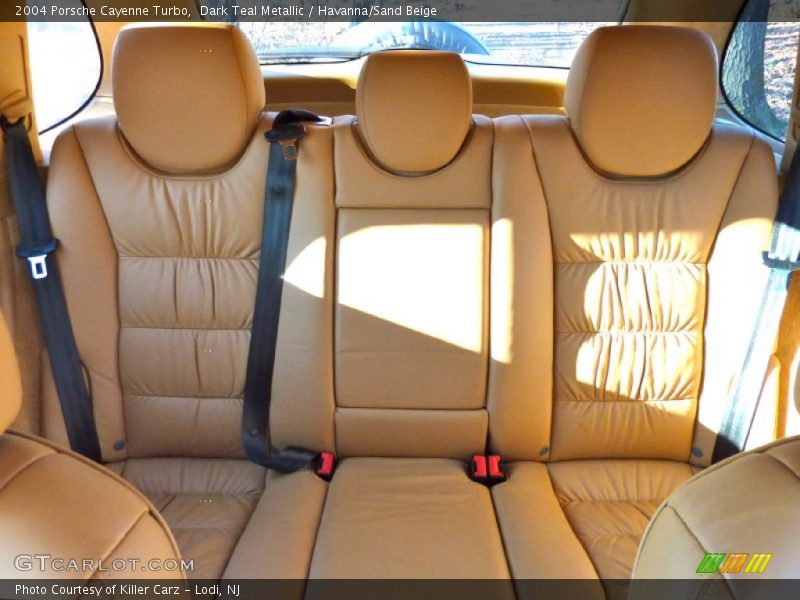 Dark Teal Metallic / Havanna/Sand Beige 2004 Porsche Cayenne Turbo