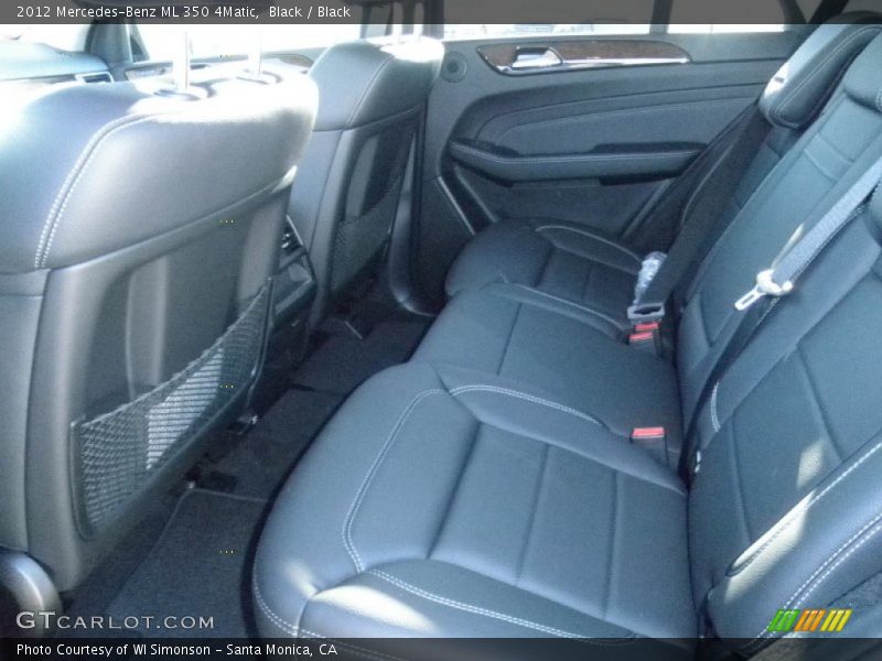 Black / Black 2012 Mercedes-Benz ML 350 4Matic