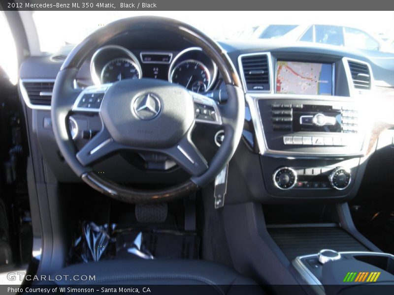 Black / Black 2012 Mercedes-Benz ML 350 4Matic