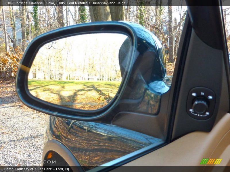 Dark Teal Metallic / Havanna/Sand Beige 2004 Porsche Cayenne Turbo