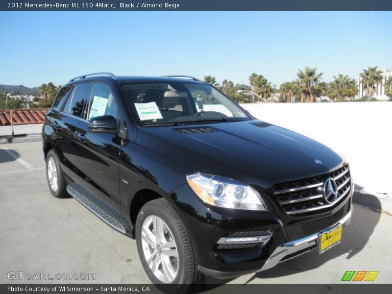 Black / Almond Beige 2012 Mercedes-Benz ML 350 4Matic