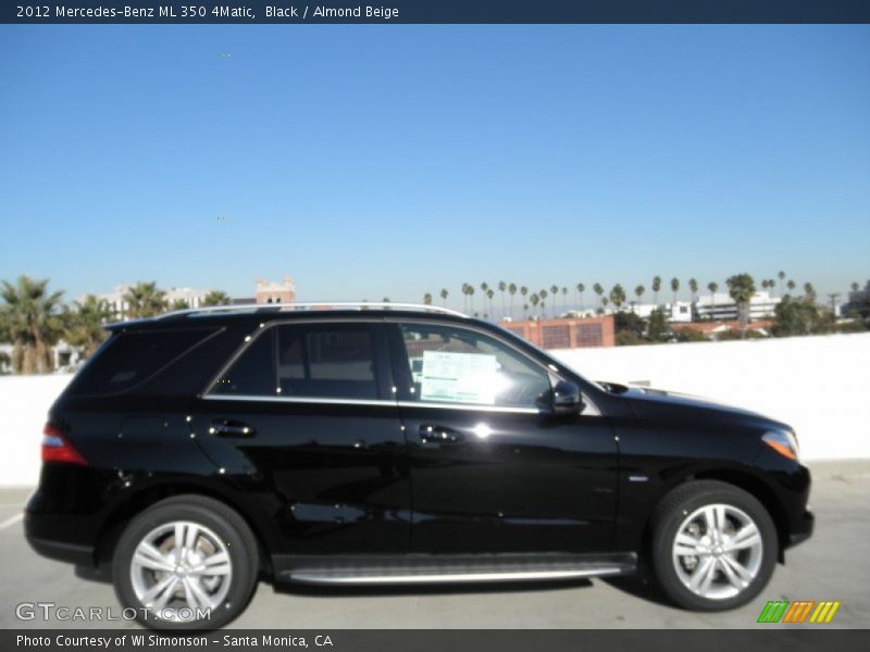 Black / Almond Beige 2012 Mercedes-Benz ML 350 4Matic
