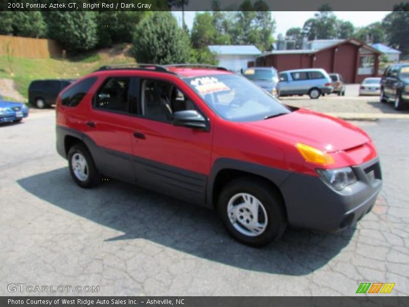 Bright Red / Dark Gray 2001 Pontiac Aztek GT