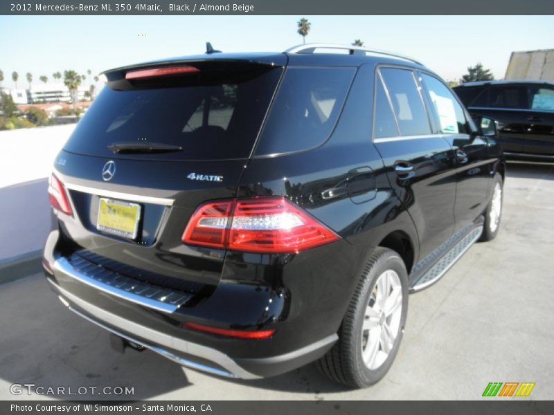 Black / Almond Beige 2012 Mercedes-Benz ML 350 4Matic