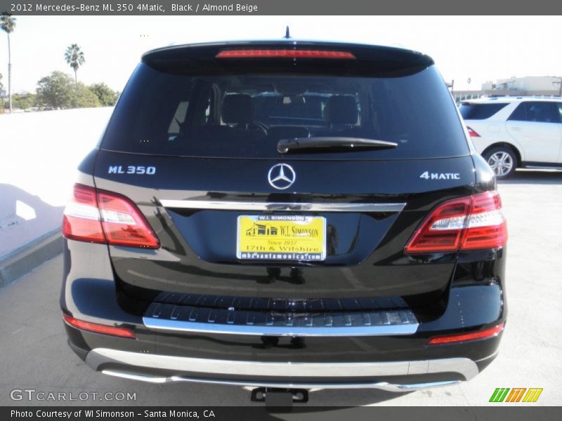 Black / Almond Beige 2012 Mercedes-Benz ML 350 4Matic