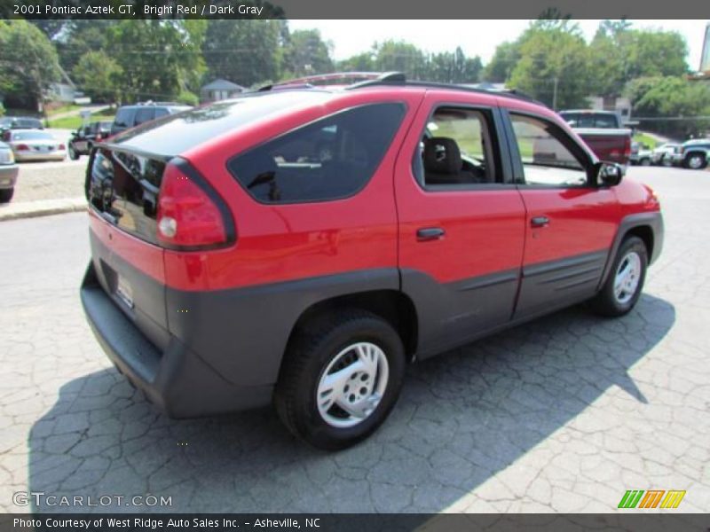 Bright Red / Dark Gray 2001 Pontiac Aztek GT