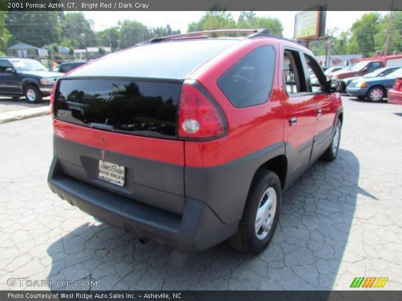 Bright Red / Dark Gray 2001 Pontiac Aztek GT