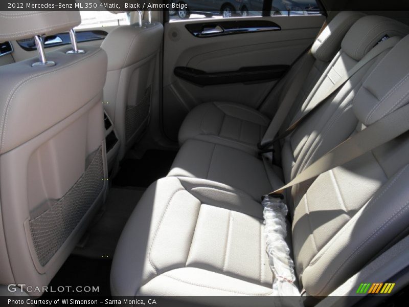 Black / Almond Beige 2012 Mercedes-Benz ML 350 4Matic