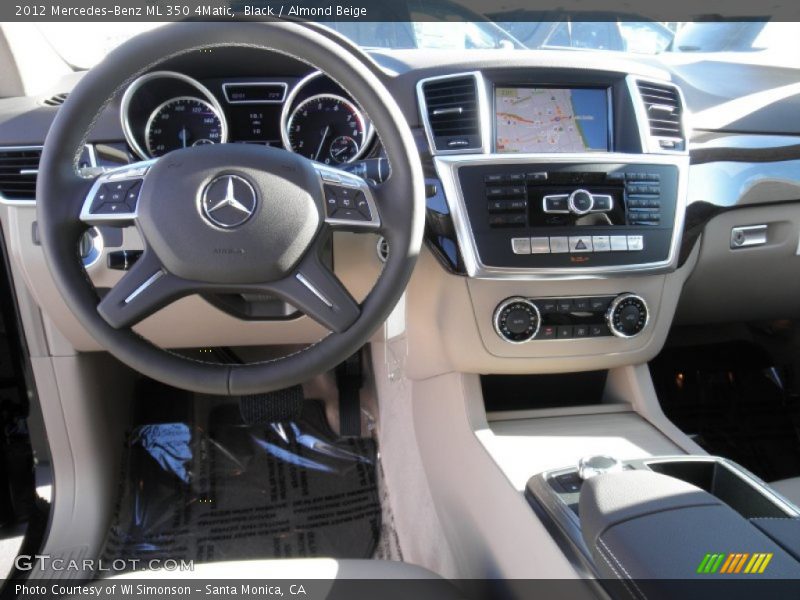 Black / Almond Beige 2012 Mercedes-Benz ML 350 4Matic
