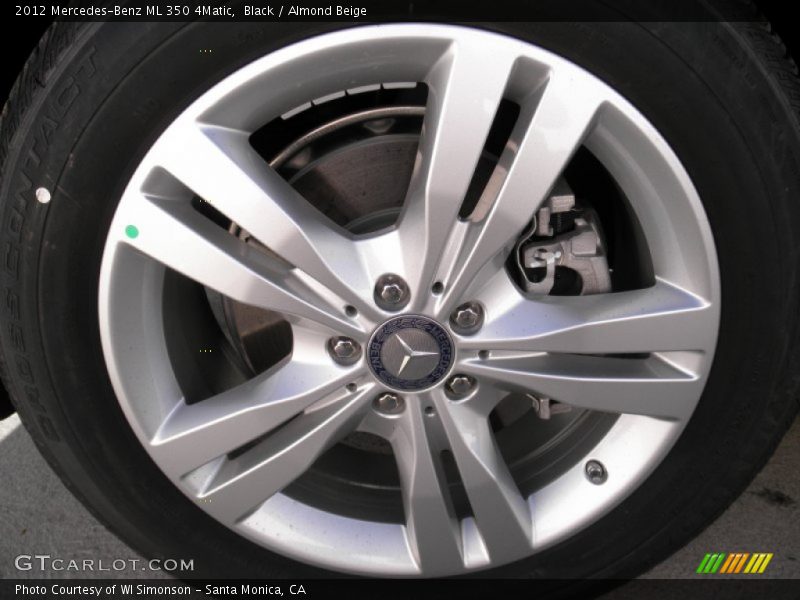 Black / Almond Beige 2012 Mercedes-Benz ML 350 4Matic