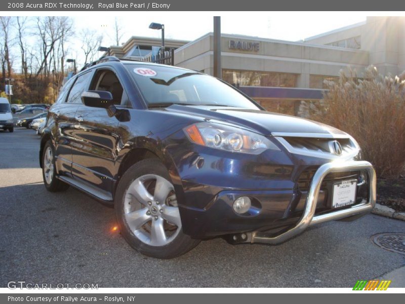 Royal Blue Pearl / Ebony 2008 Acura RDX Technology