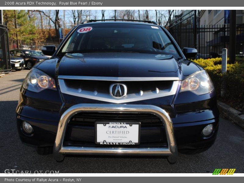 Royal Blue Pearl / Ebony 2008 Acura RDX Technology