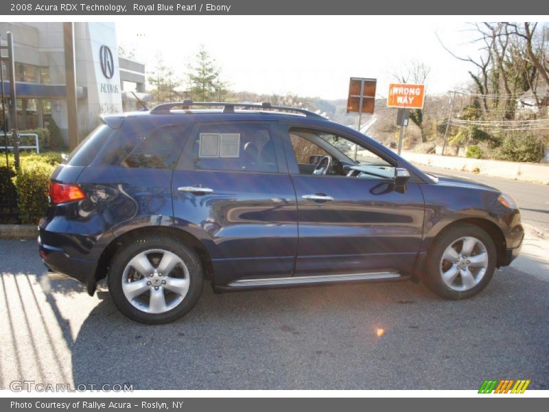 Royal Blue Pearl / Ebony 2008 Acura RDX Technology