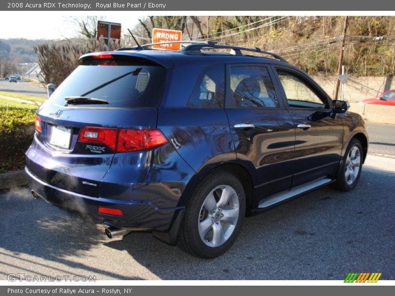 Royal Blue Pearl / Ebony 2008 Acura RDX Technology