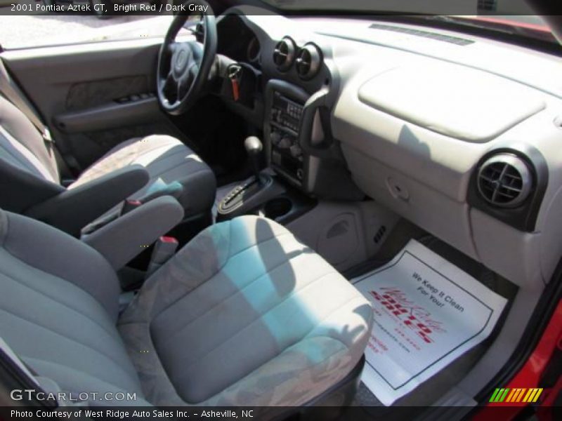 Bright Red / Dark Gray 2001 Pontiac Aztek GT