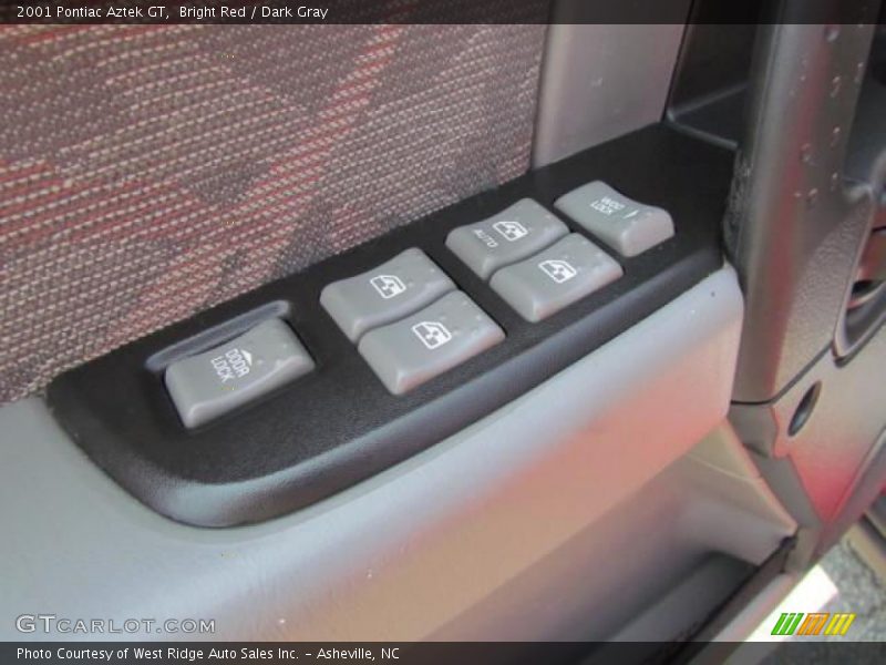 Bright Red / Dark Gray 2001 Pontiac Aztek GT