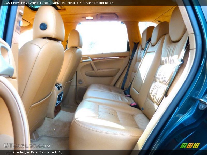 Dark Teal Metallic / Havanna/Sand Beige 2004 Porsche Cayenne Turbo