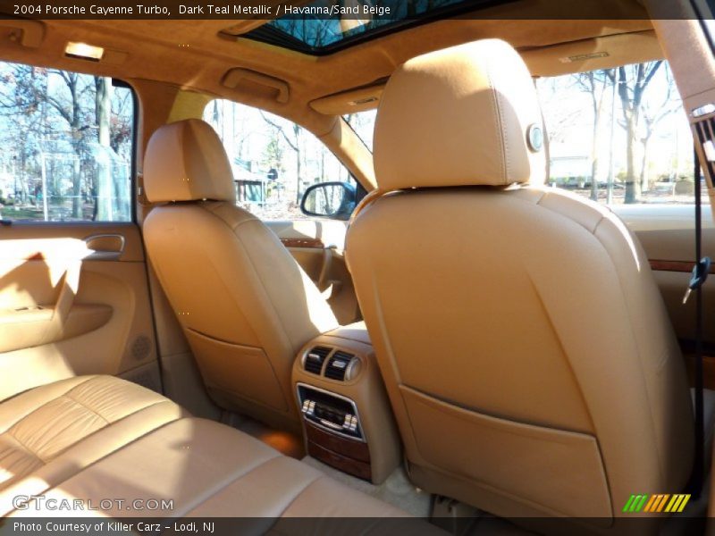 Dark Teal Metallic / Havanna/Sand Beige 2004 Porsche Cayenne Turbo