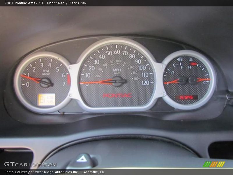  2001 Aztek GT GT Gauges