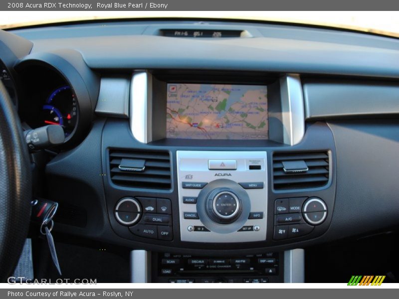 Royal Blue Pearl / Ebony 2008 Acura RDX Technology