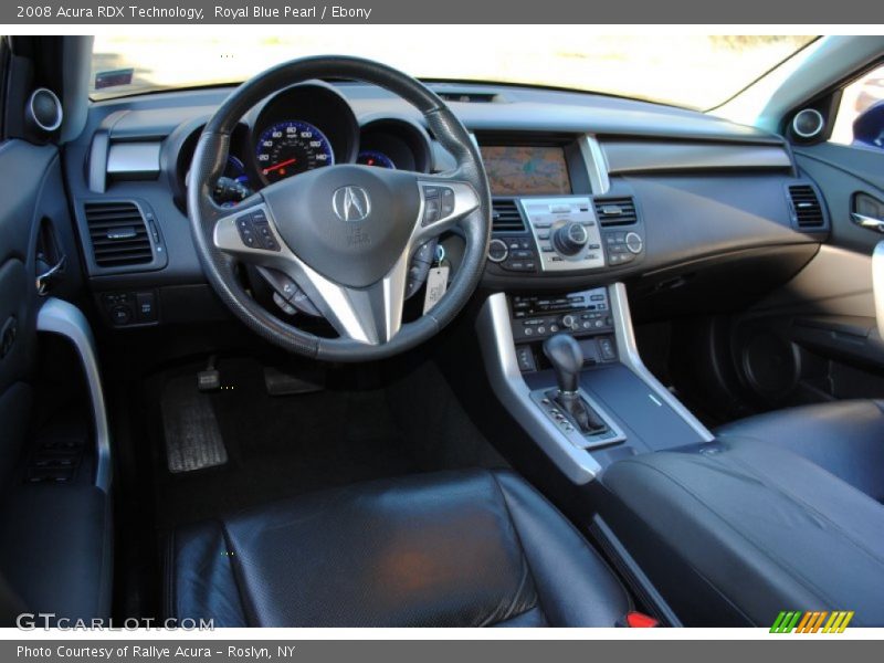 Royal Blue Pearl / Ebony 2008 Acura RDX Technology