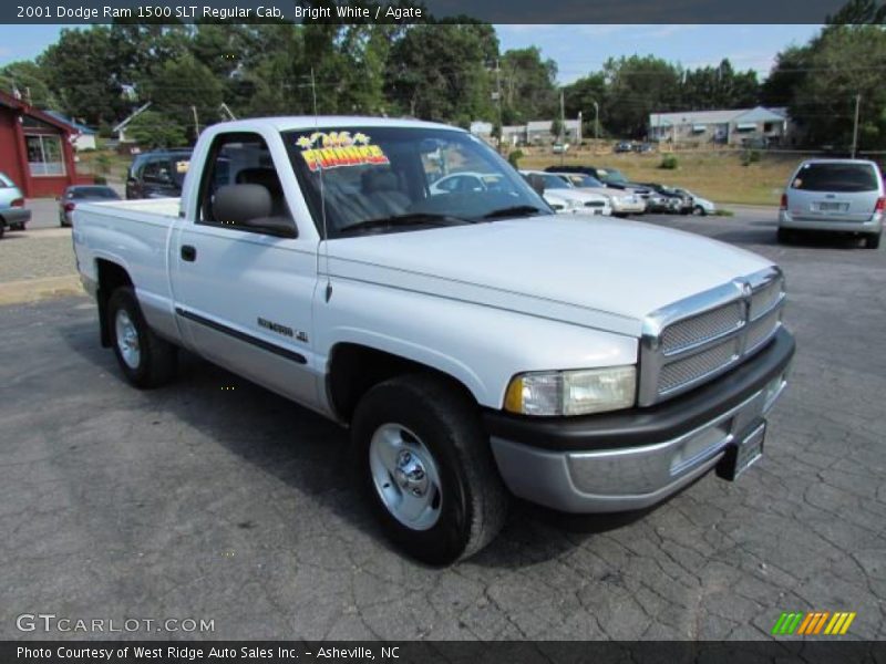 Bright White / Agate 2001 Dodge Ram 1500 SLT Regular Cab