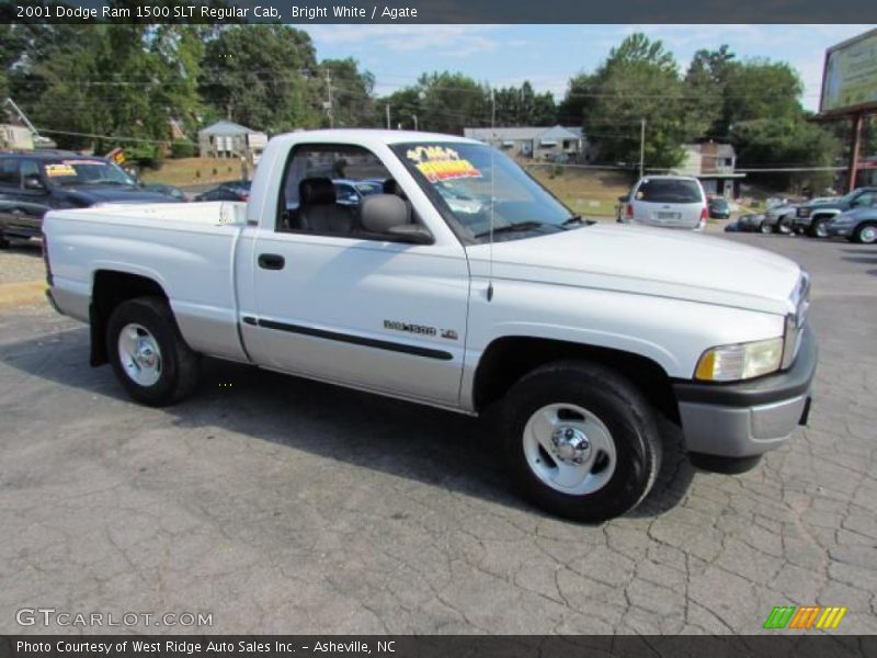 Bright White / Agate 2001 Dodge Ram 1500 SLT Regular Cab