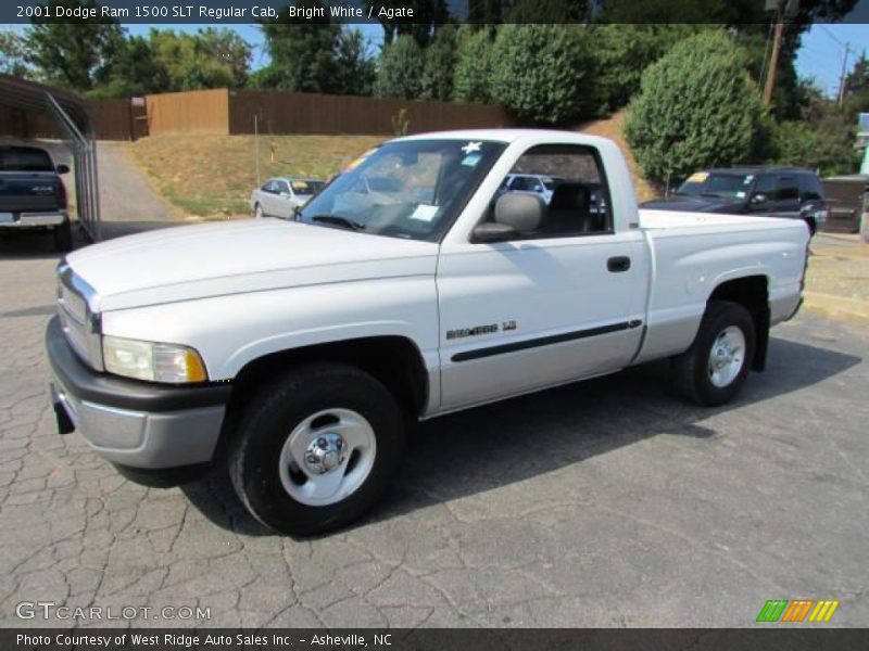 Bright White / Agate 2001 Dodge Ram 1500 SLT Regular Cab